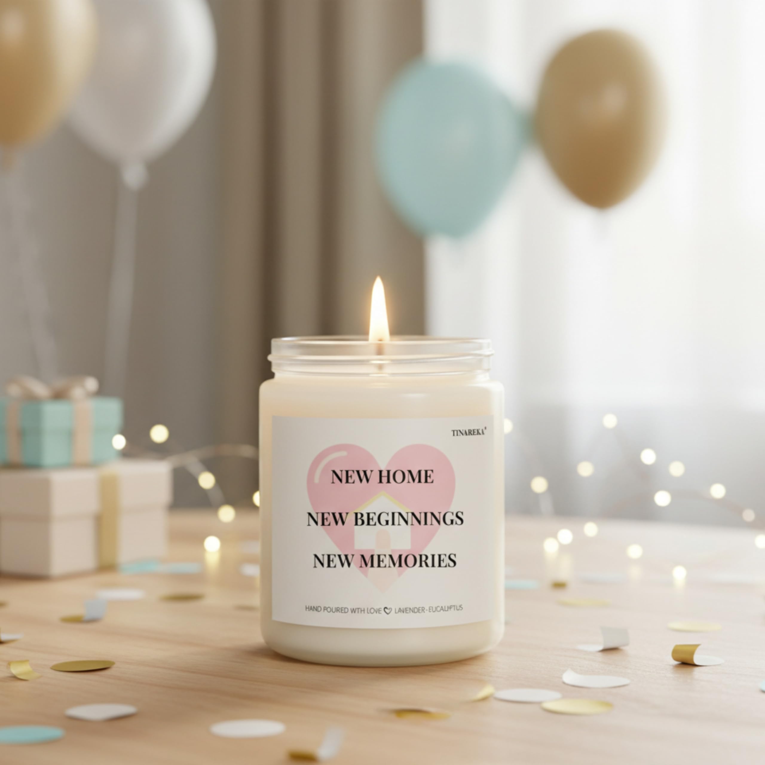 TINAREKA candle gift ready for apartment warming