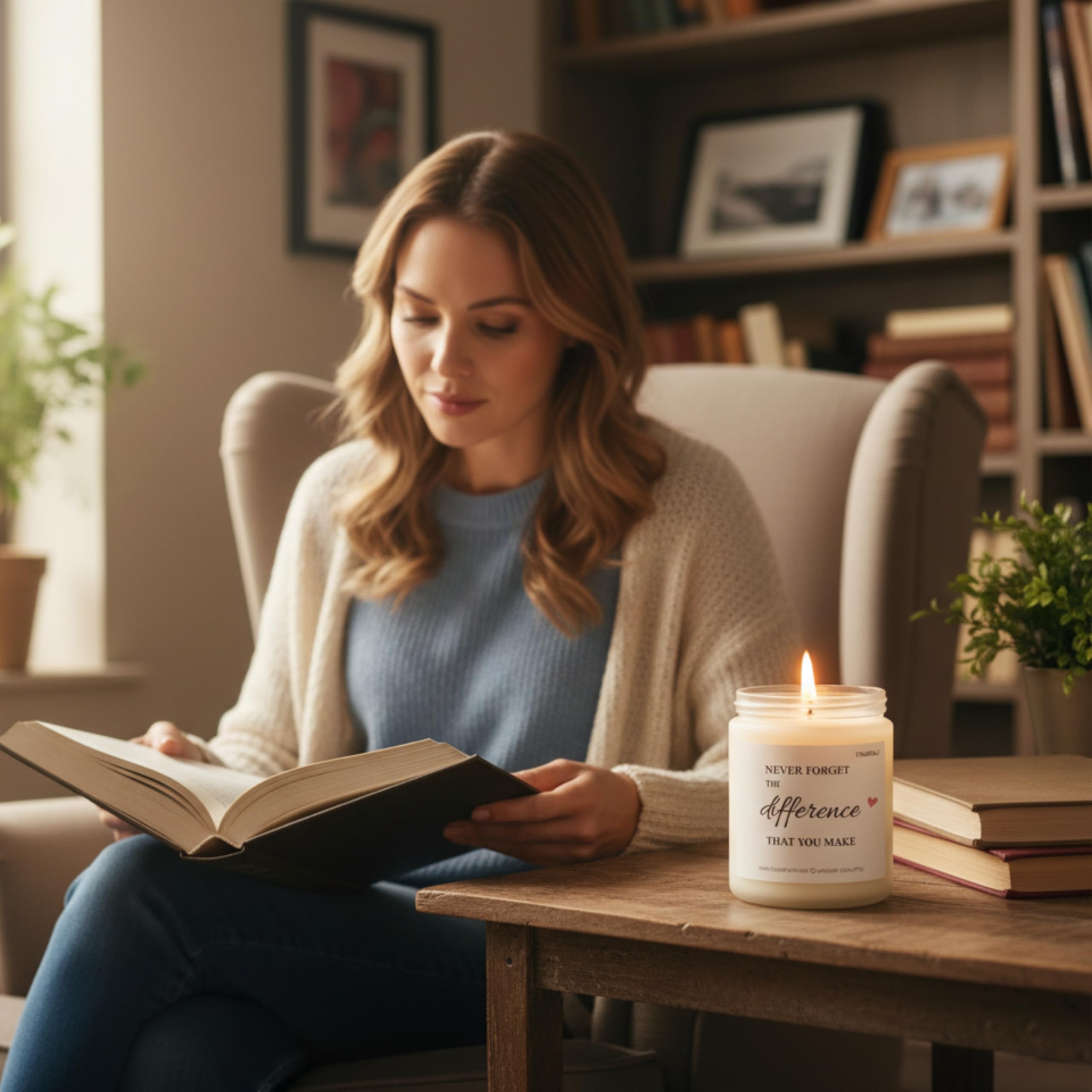 clean burning candle for coworkers by tinareka