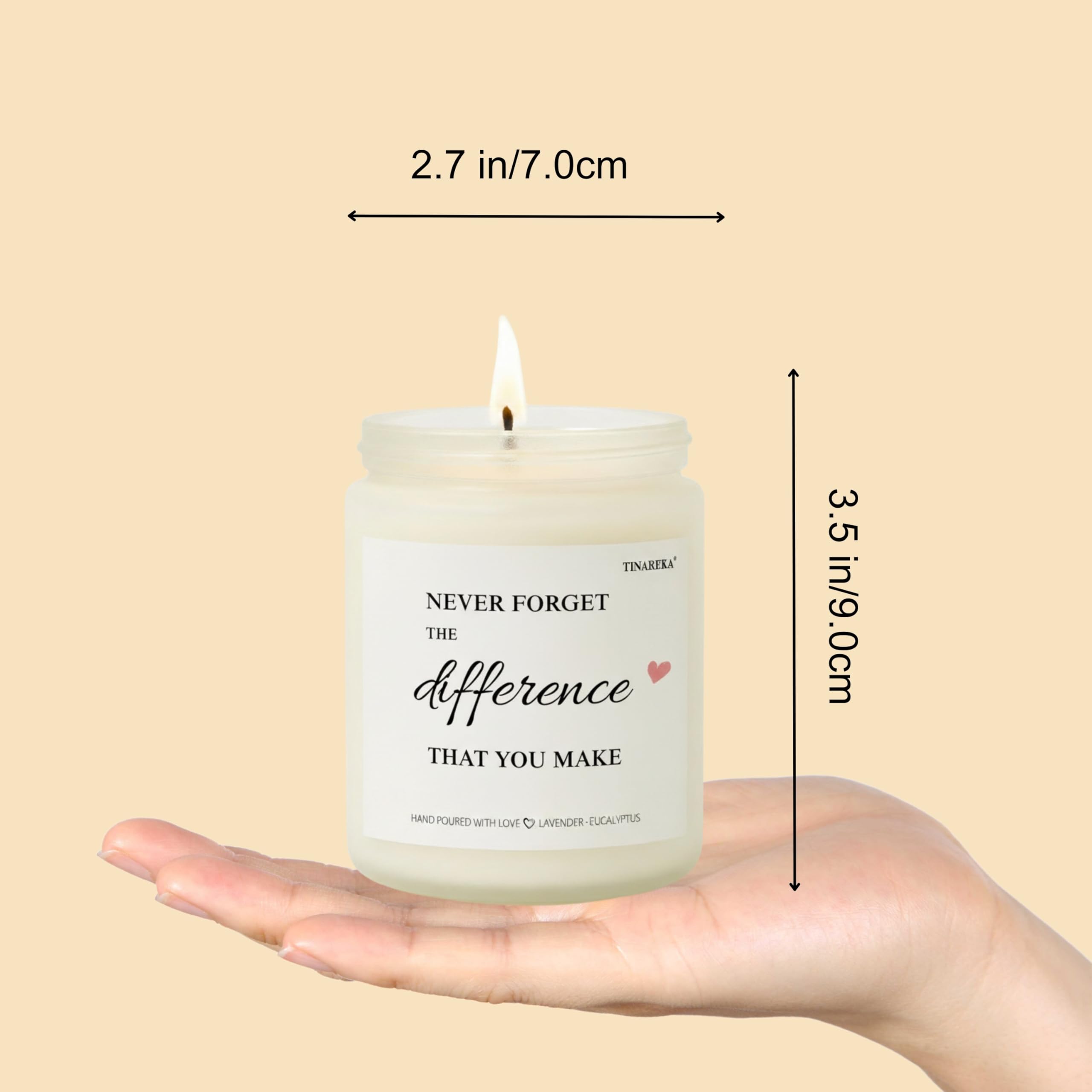 boss or new hire gift candle by tinareka