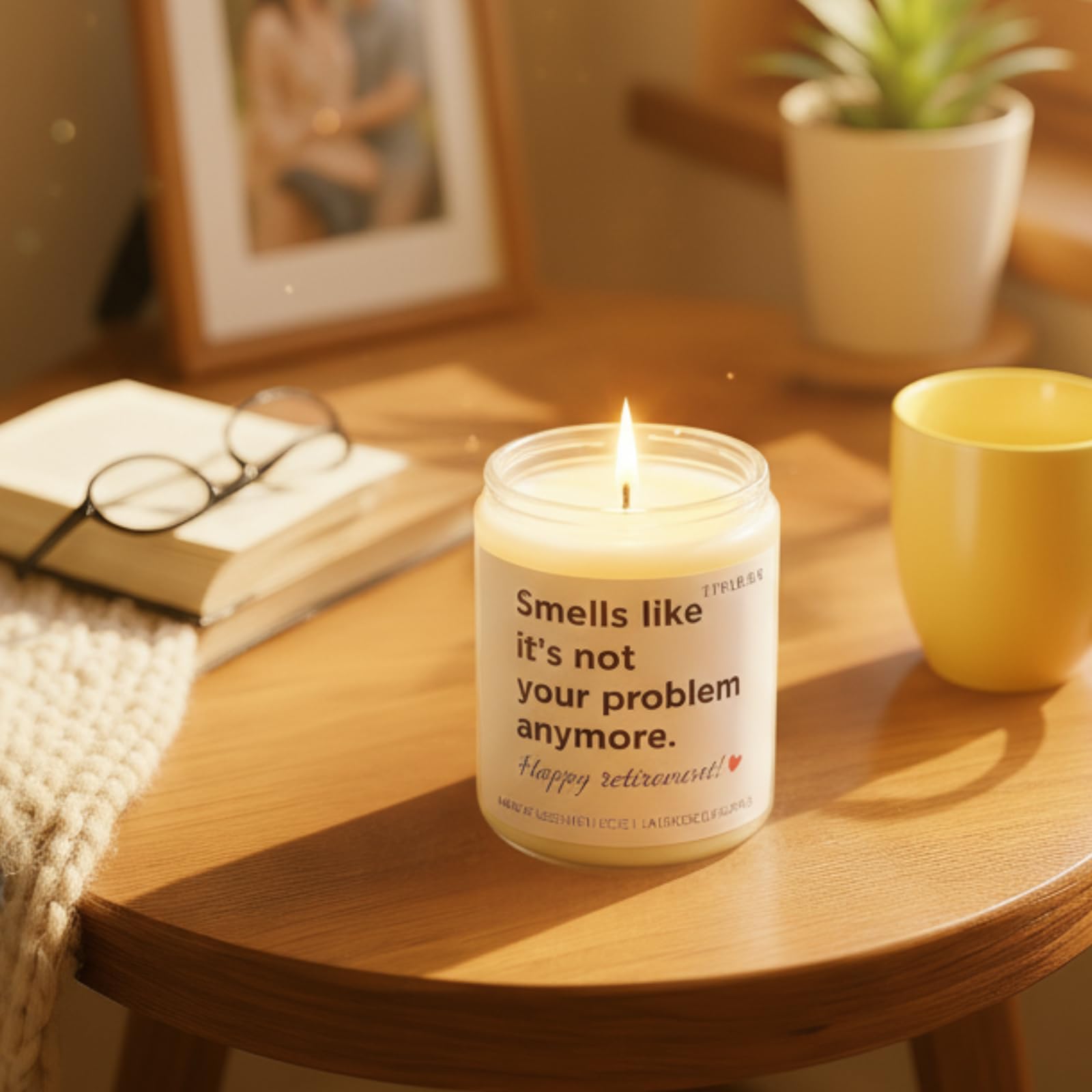TINAREKA nurse retirement gift candle package view