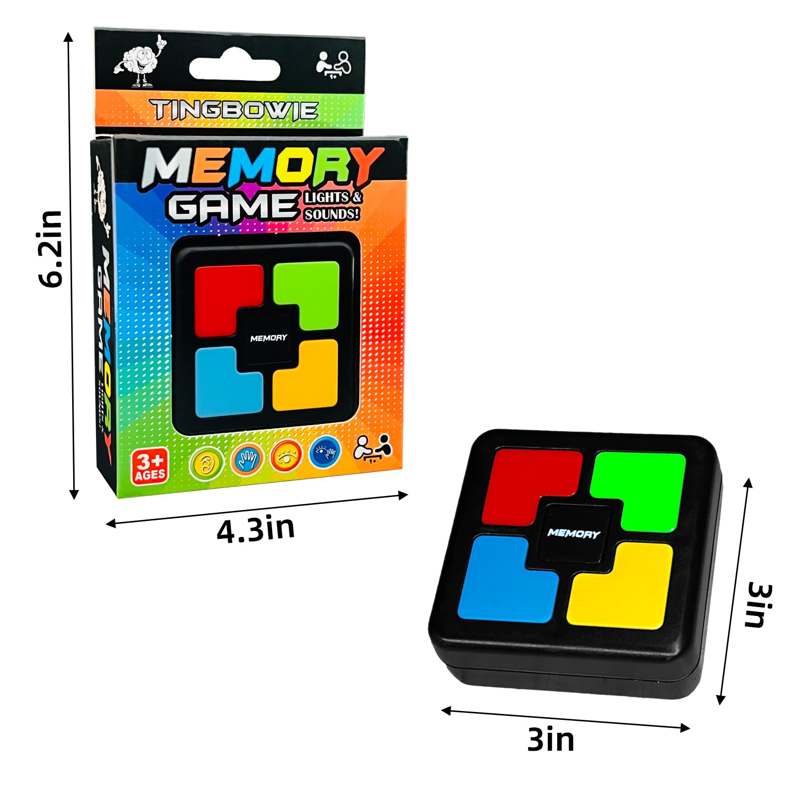 color memorizing toy by tingbowie for portable play