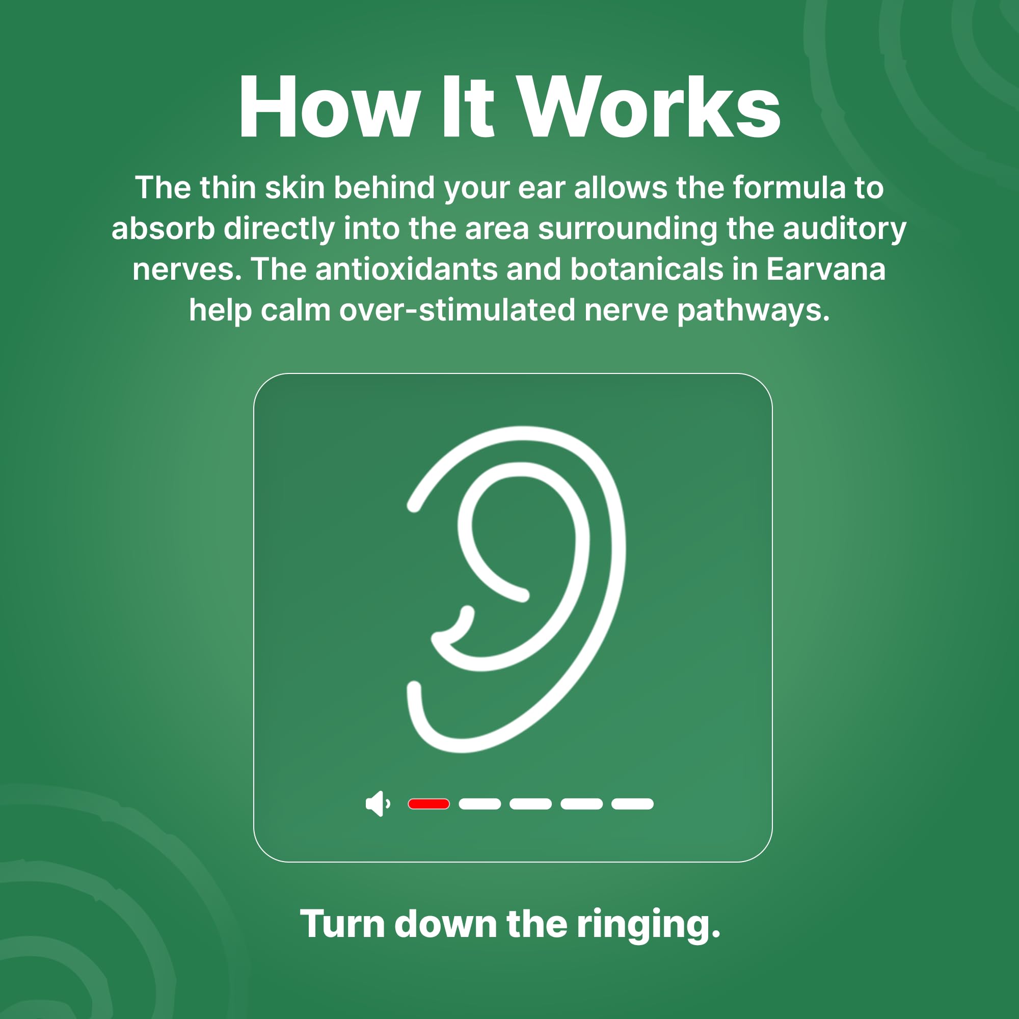 Plant-based essential oils blend in EarVana roll-on