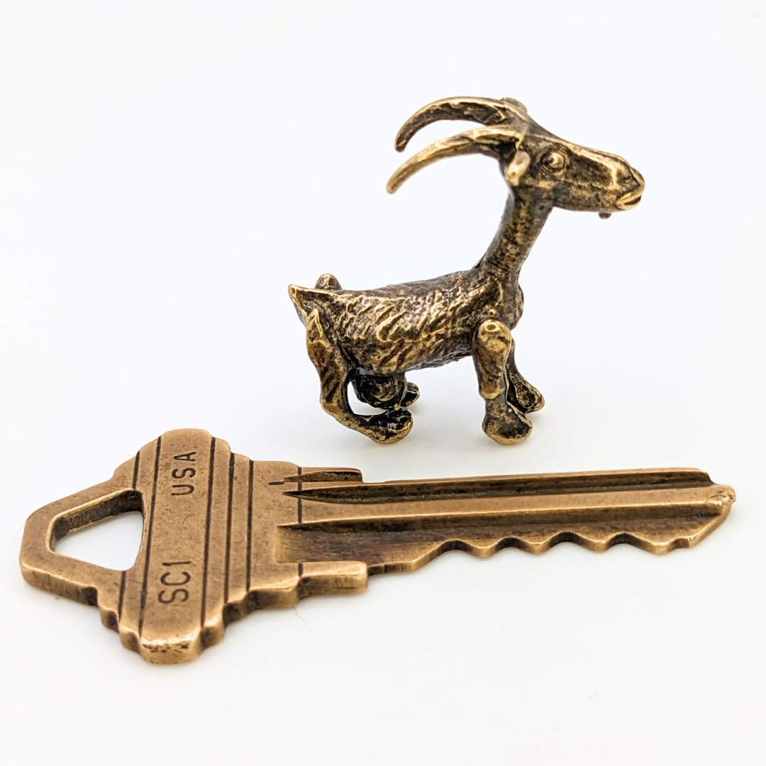 USA made brass goat figurine gift item