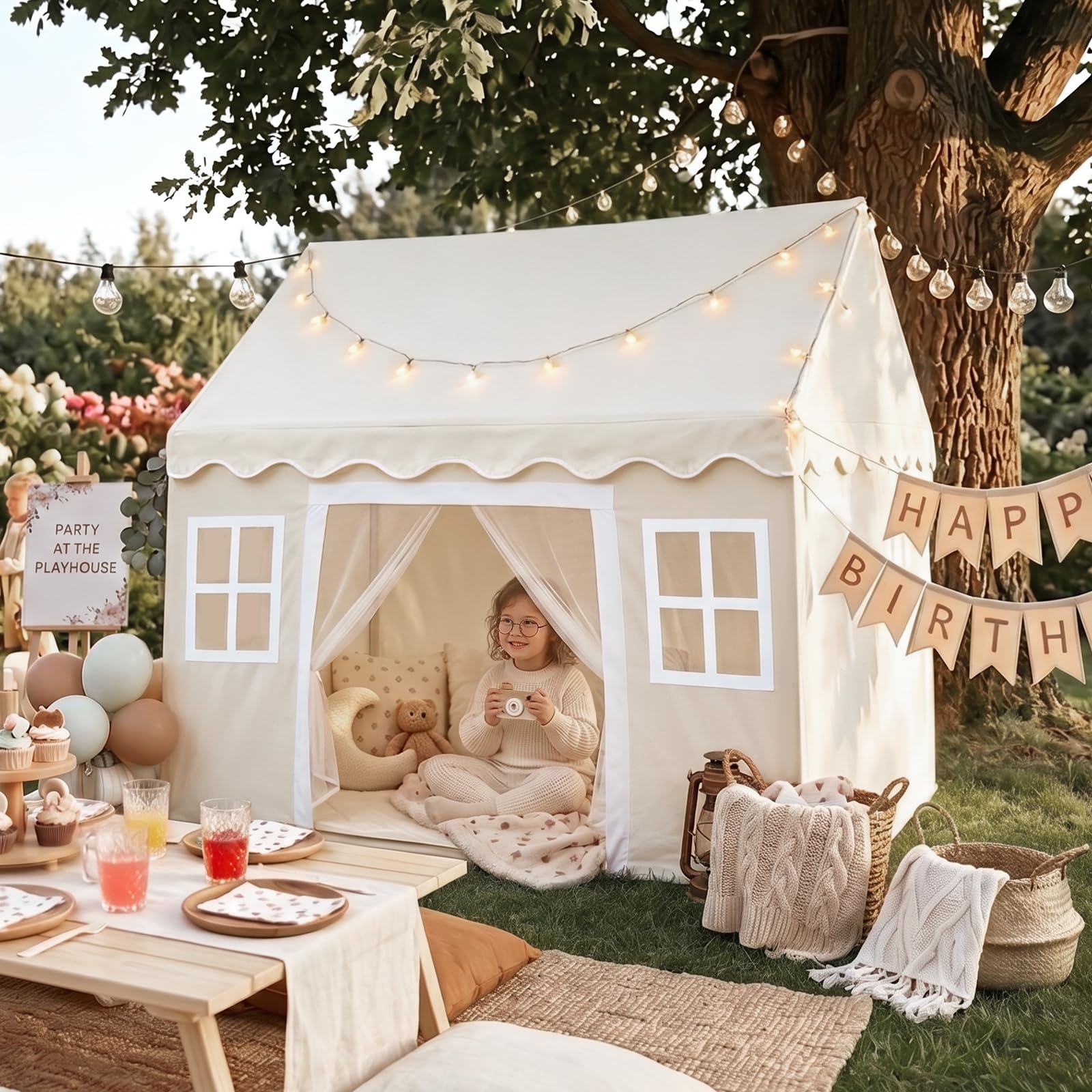 Easy tool-free assembly for Tiny Land tent in about 15 minutes