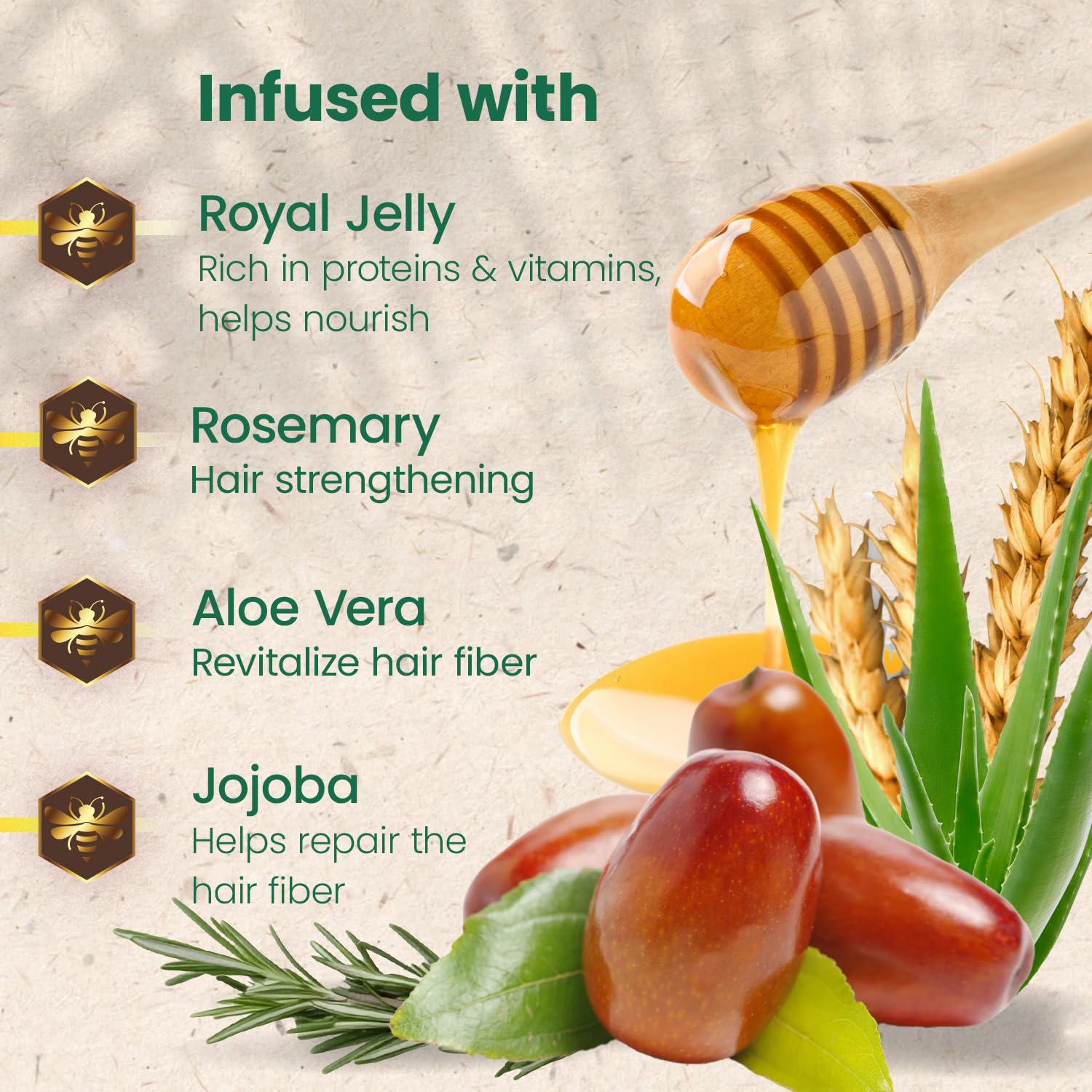 royal jelly ingredient on tio nacho herbs conditioner label