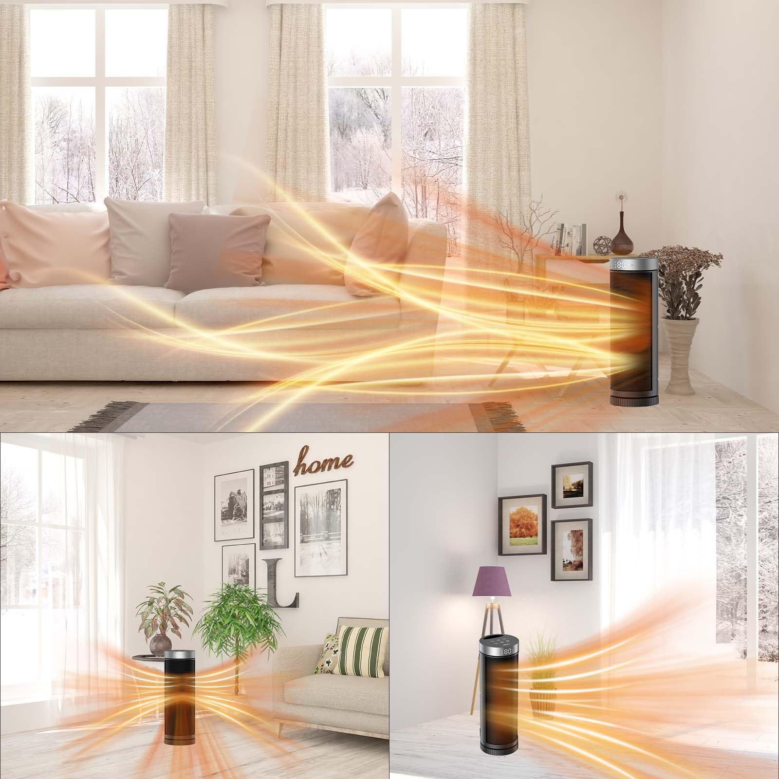 Safety features tip-over and overheat protection