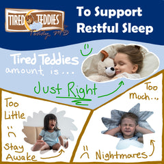 Bubblegum flavored teddy bear chewables for kids sleep
