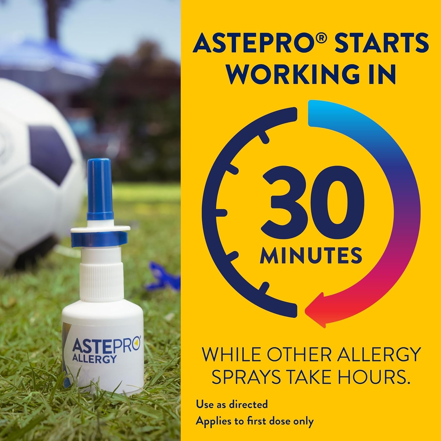 60 metered sprays label on packaging