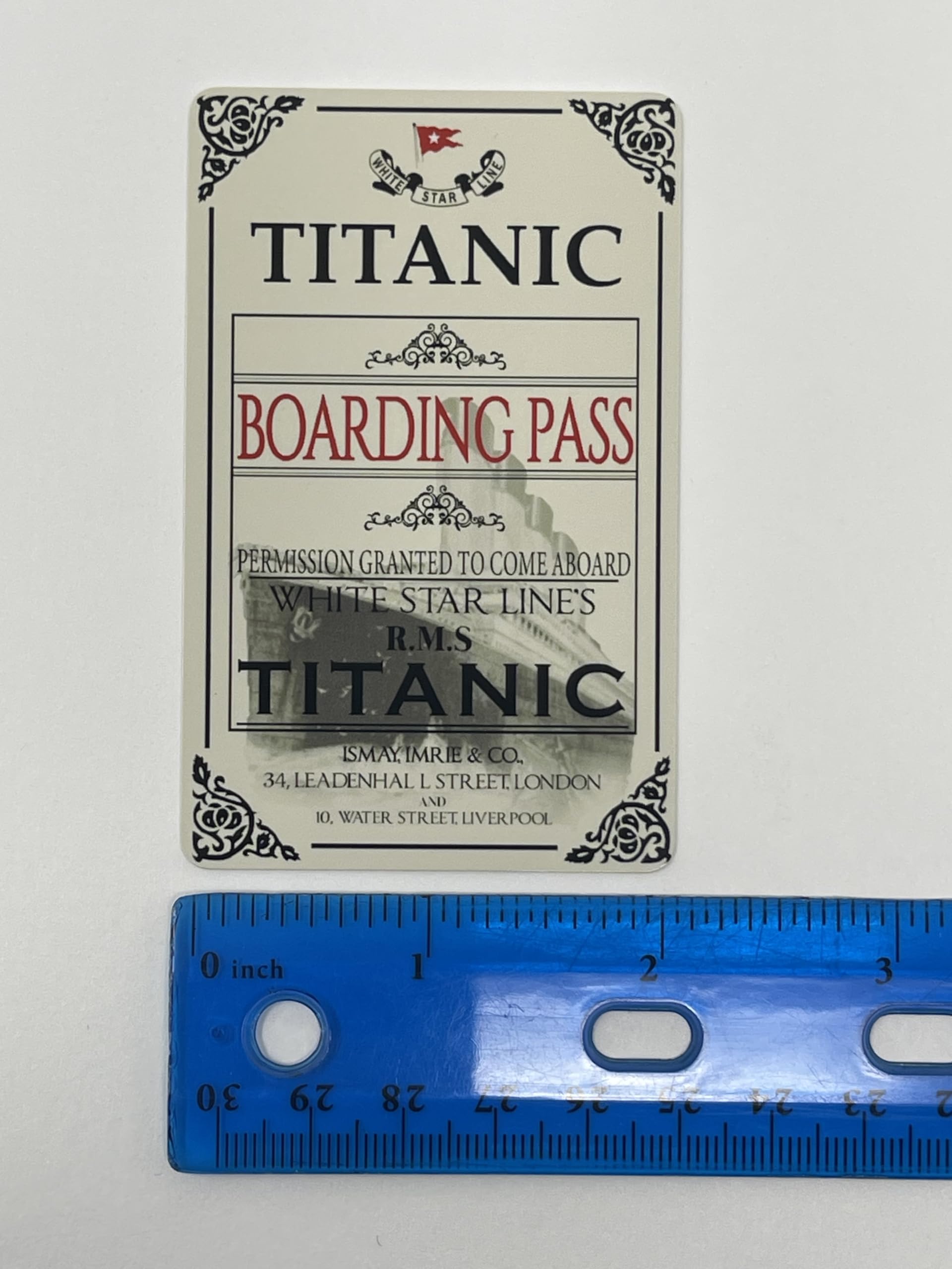 Titanic memorabilia gift concept card