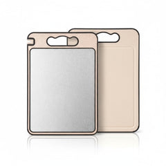 Titanium cutting board 16.5x11.8 inches with dual sided surfaces