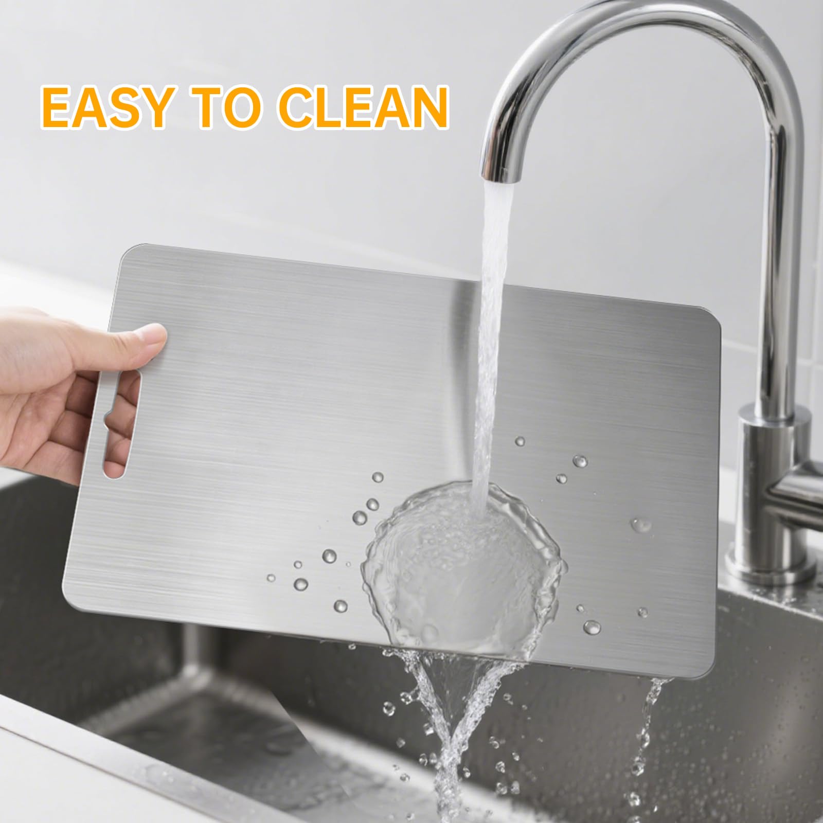 Dishwasher-safe titanium core for easy cleaning