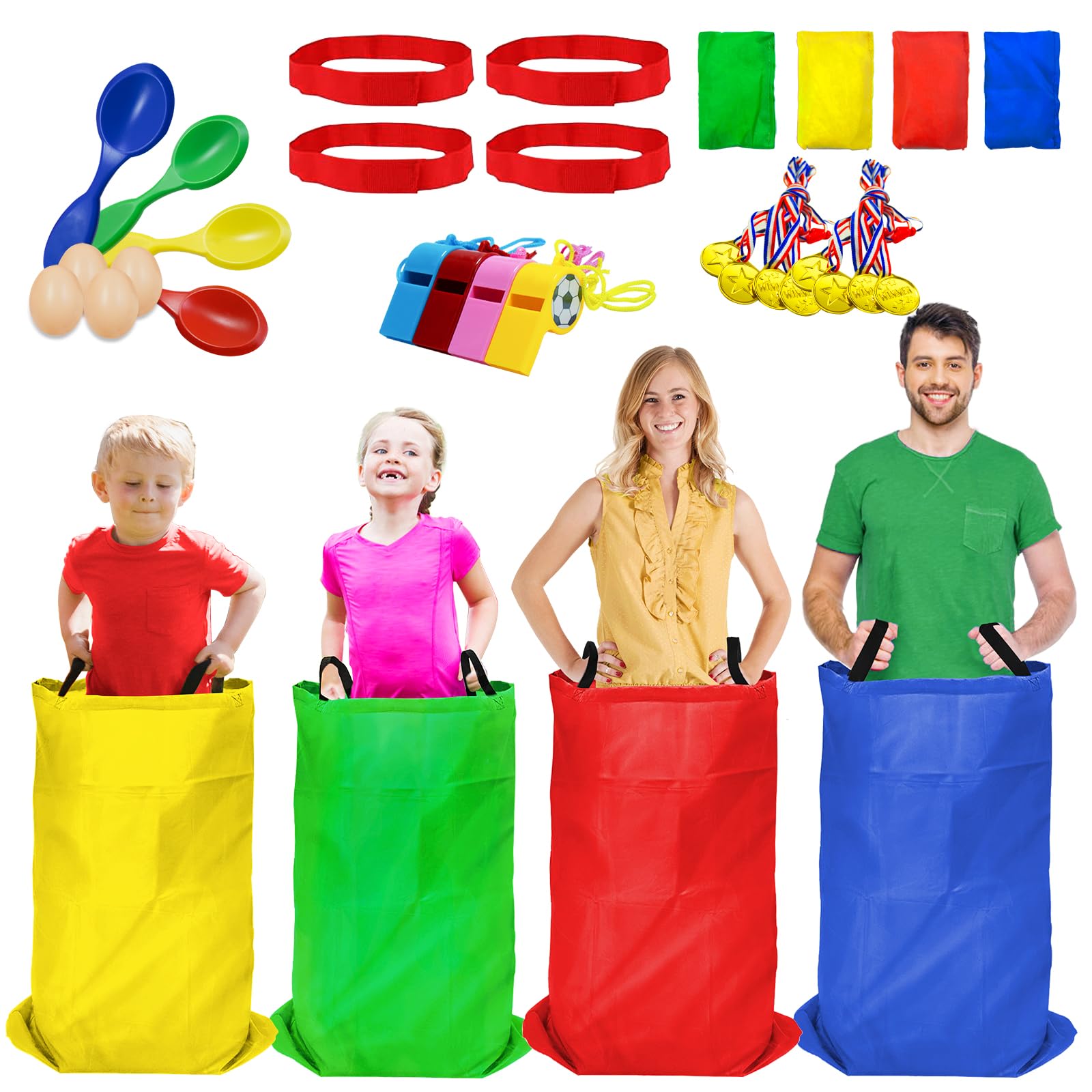 TITGIPE potato sack race bags for outdoor games