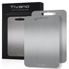 Tivano TitaniumShield Cutting Board 12x8 inch 2-Pack