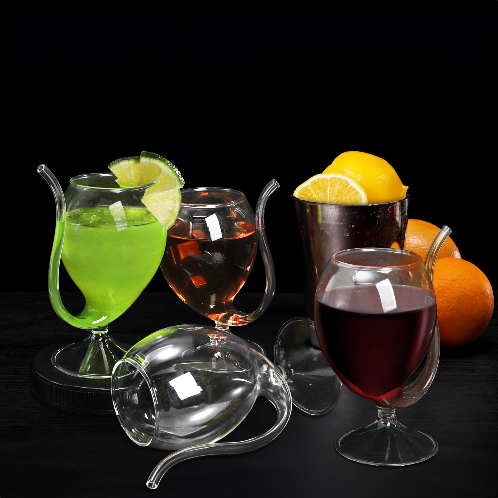 Home bar Tlence glassware tube cocktail goblets