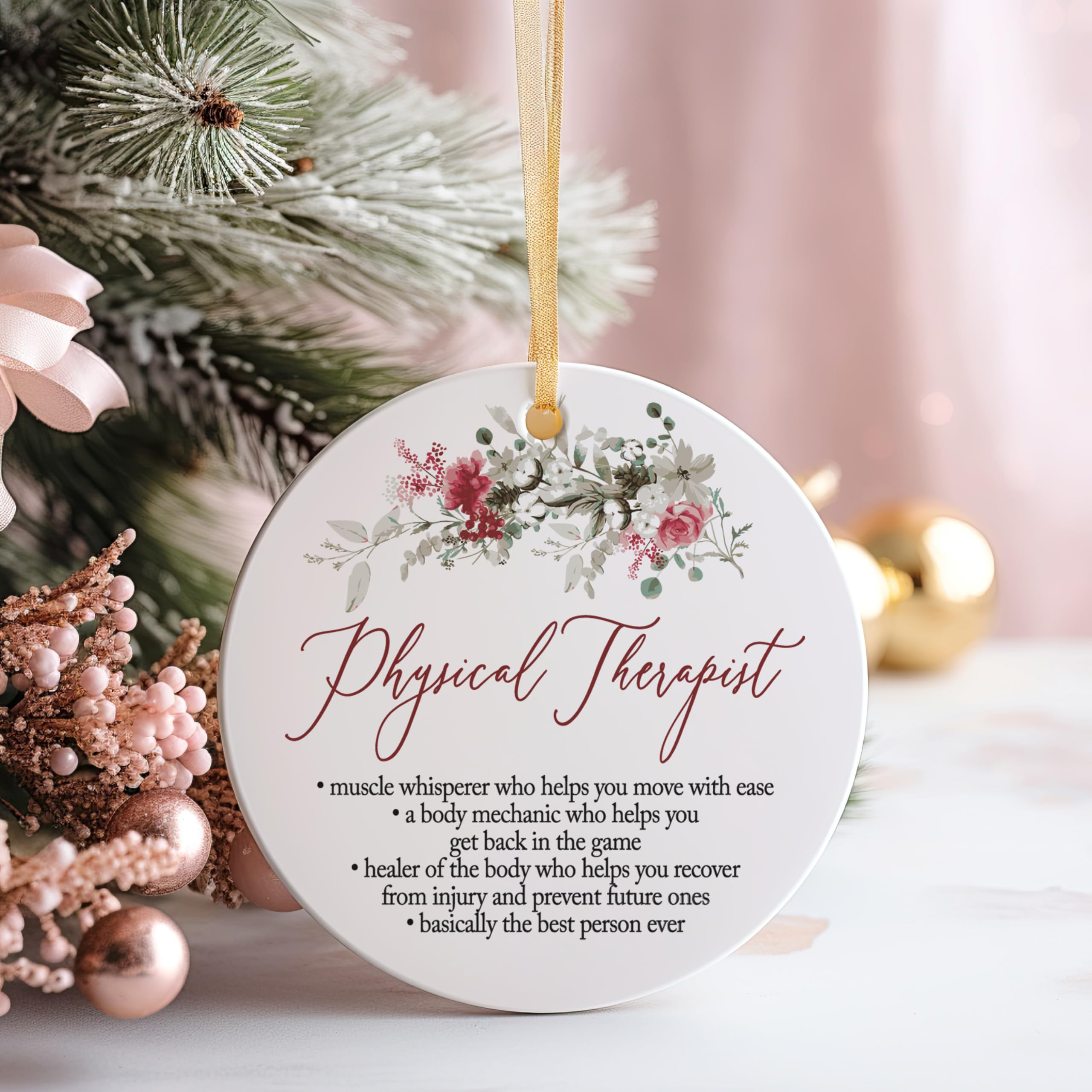 To From gift tag included with ornament packaging