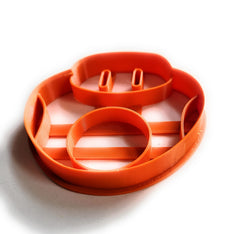 Durable eco plastic cookie cutter with reinforced bands