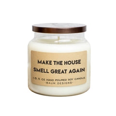 Trump Soy Candle Toasted Pumpkin 16.5 oz hand poured USA