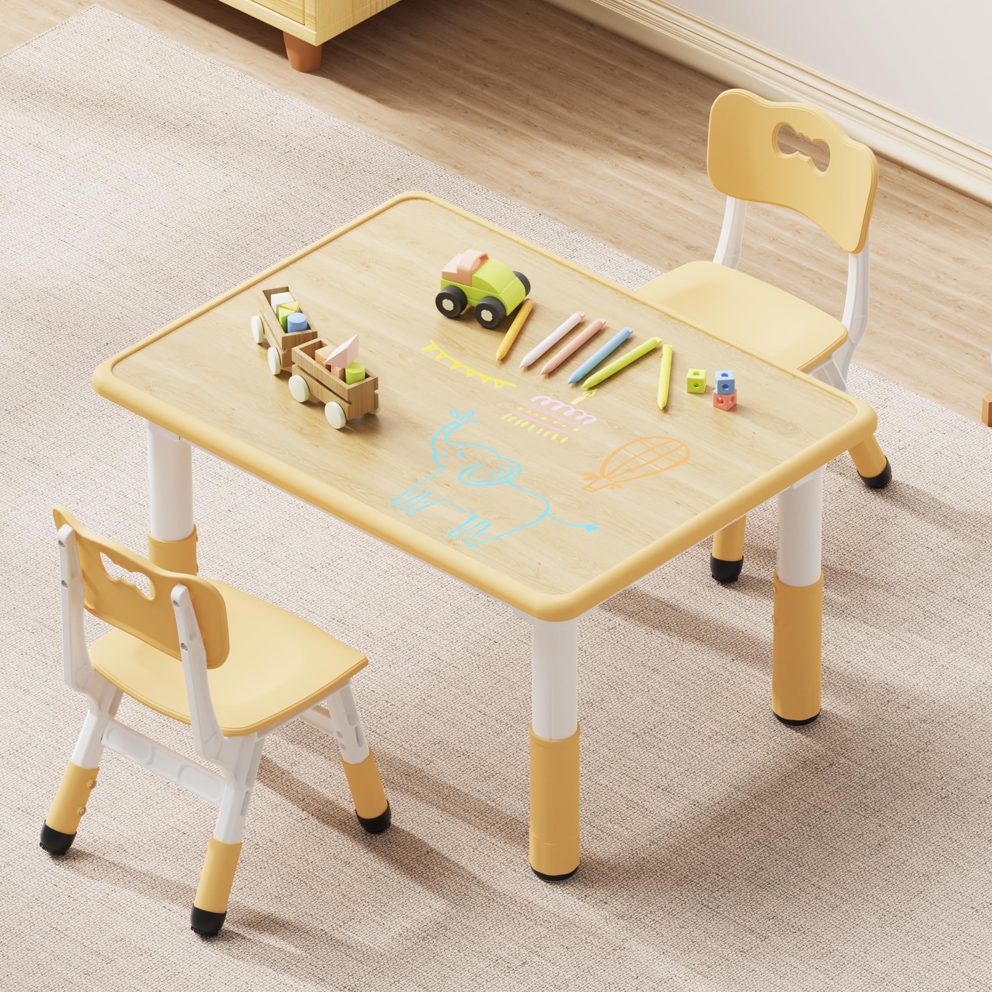 Erasable graffiti desktop for drawing