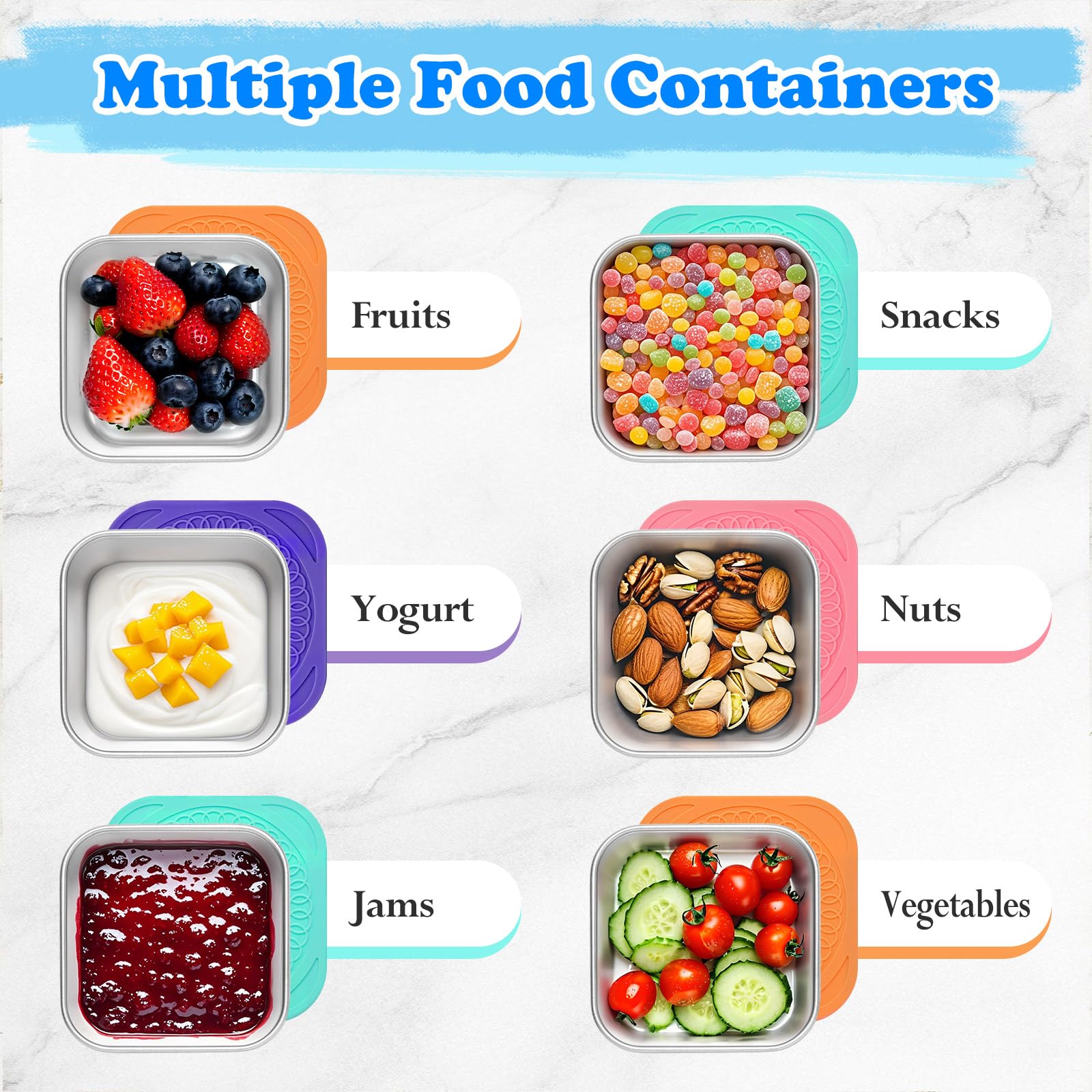 eco-friendly reusable snack containers reduces plastic use