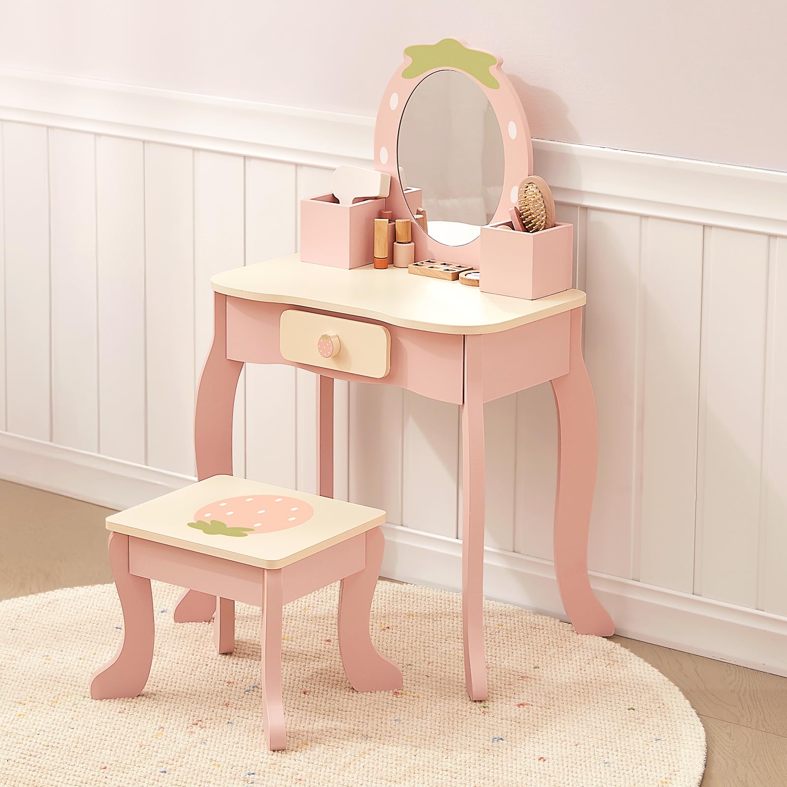 Gift-ready vanity for birthdays or holidays