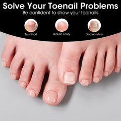 Matte soft gel design toe nails by Gellen