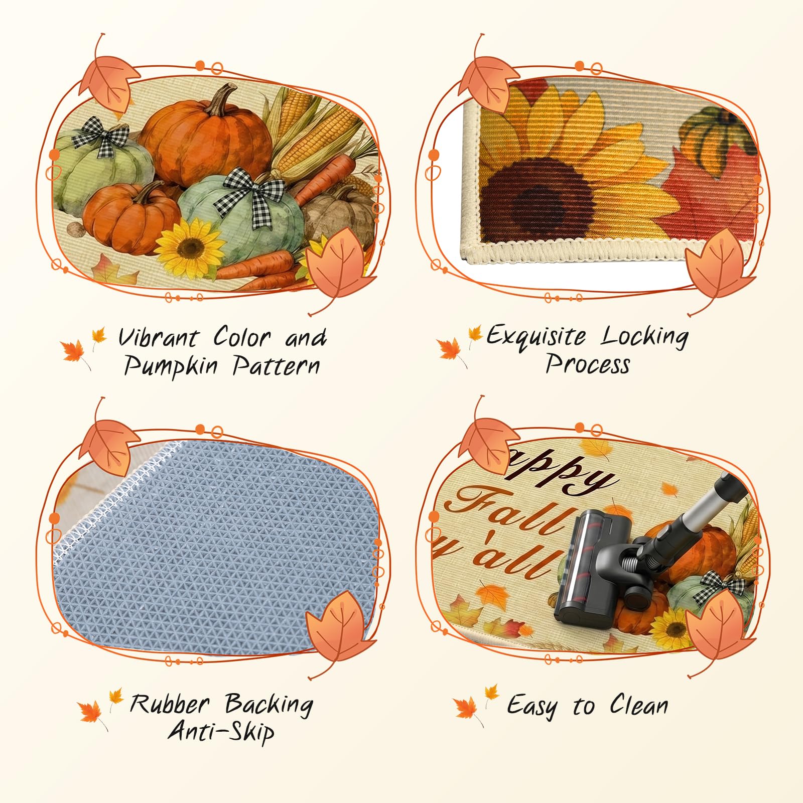TOLDATLI Set of 2 kitchen mats 17x29 and 17x47 packaging