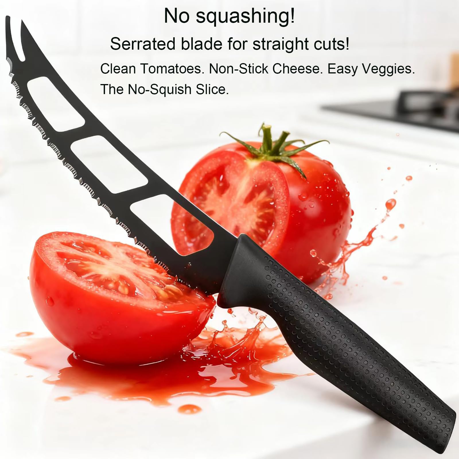 Tomato Knife for charcuterie board prep and cutting