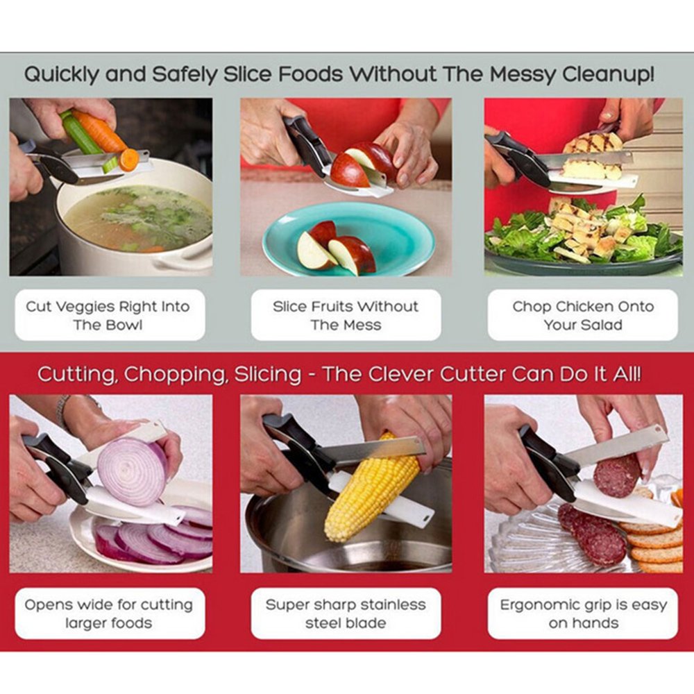 Tomato knife and fruit vegetable cutter concept image