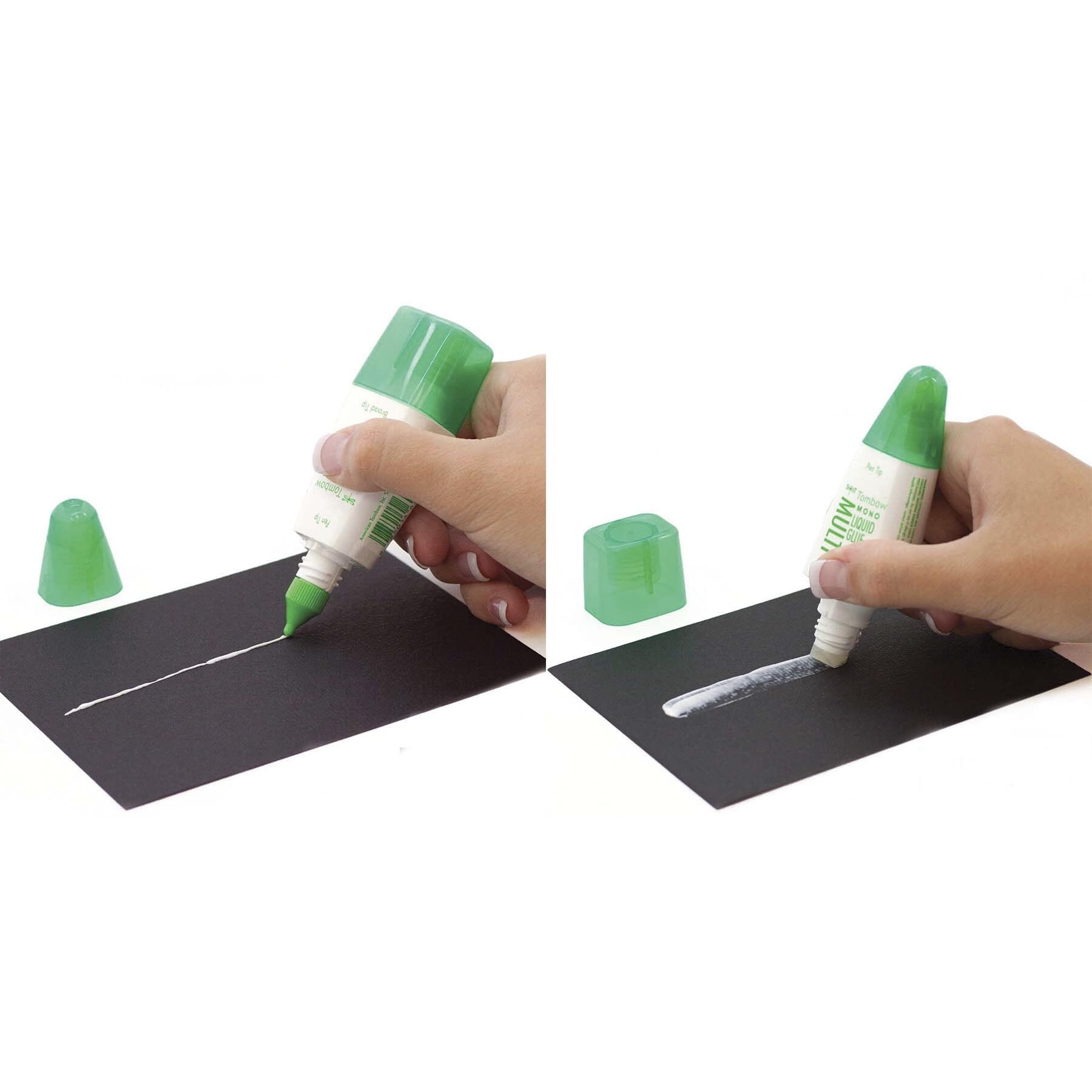 Tombow brand clear liquid glue for paper crafts