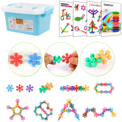 Interlocking plastic building blocks easy to assemble for kids