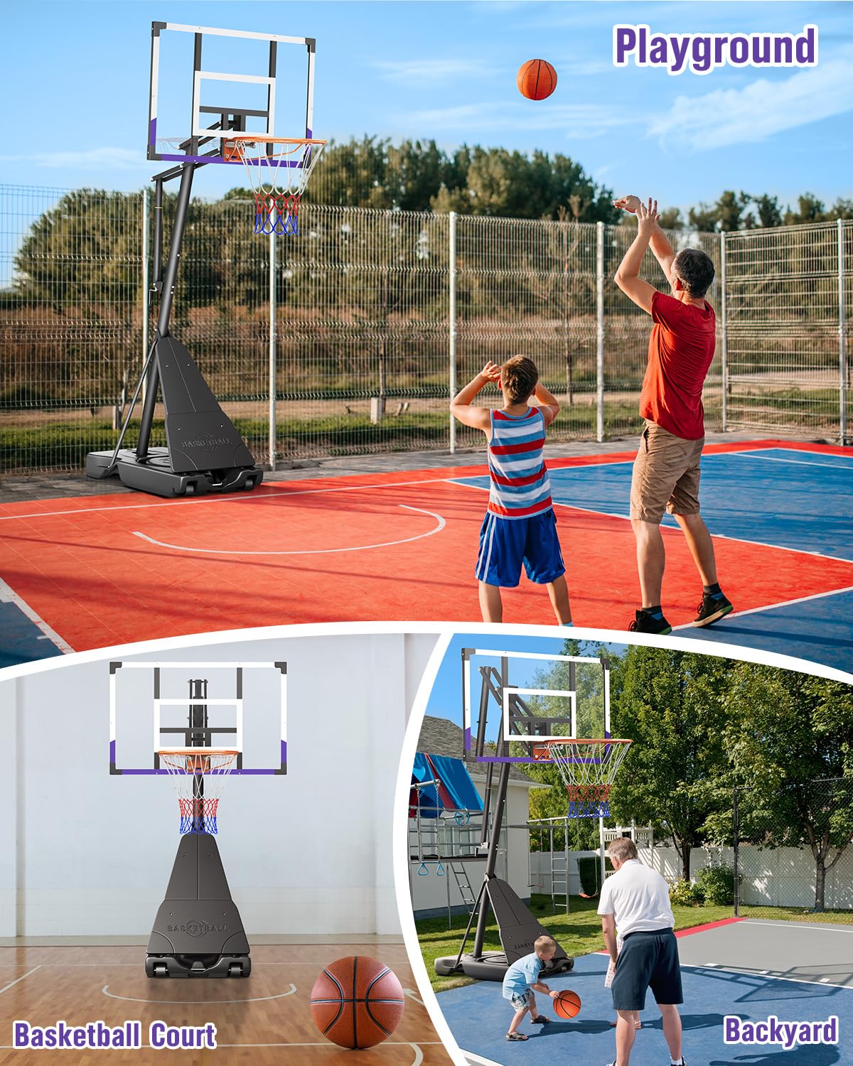 TONBUX hoop with two wheels for easy mobility