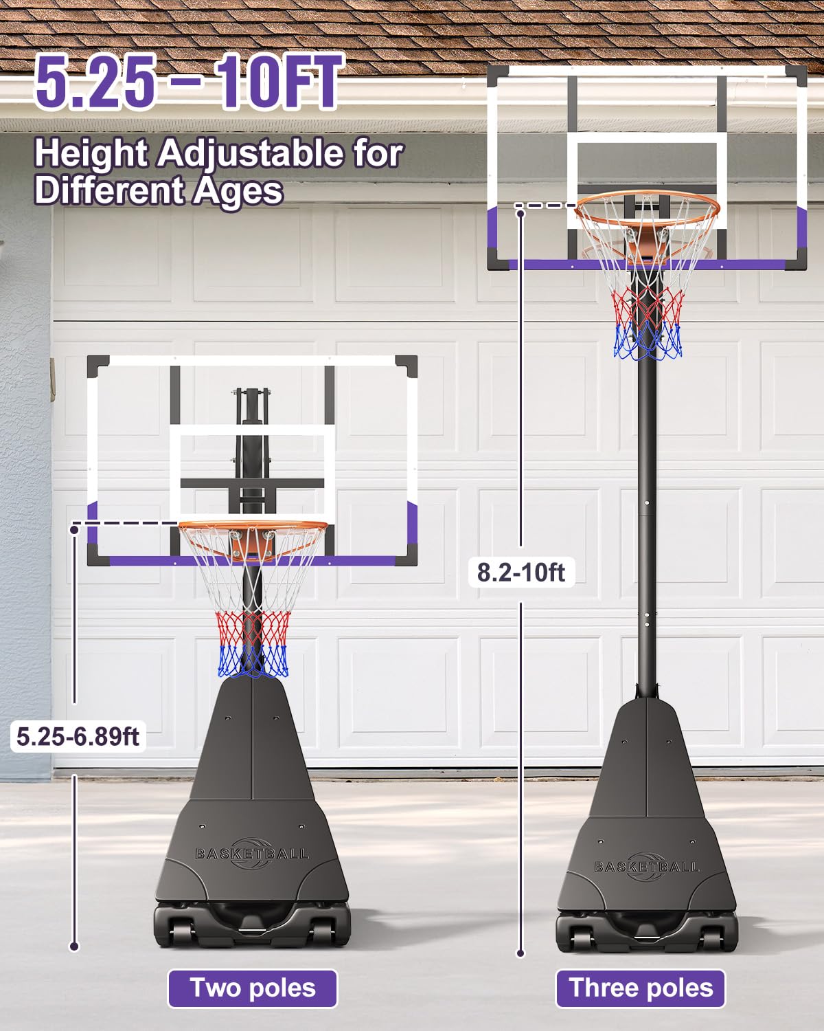 All-weather outdoor hoop by TONBUX