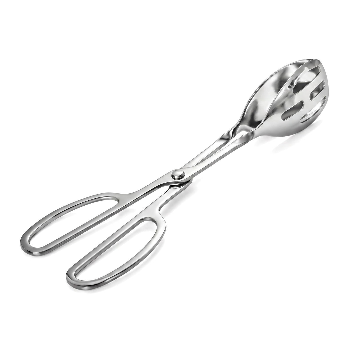 10 inch stainless steel food tongs scissor style