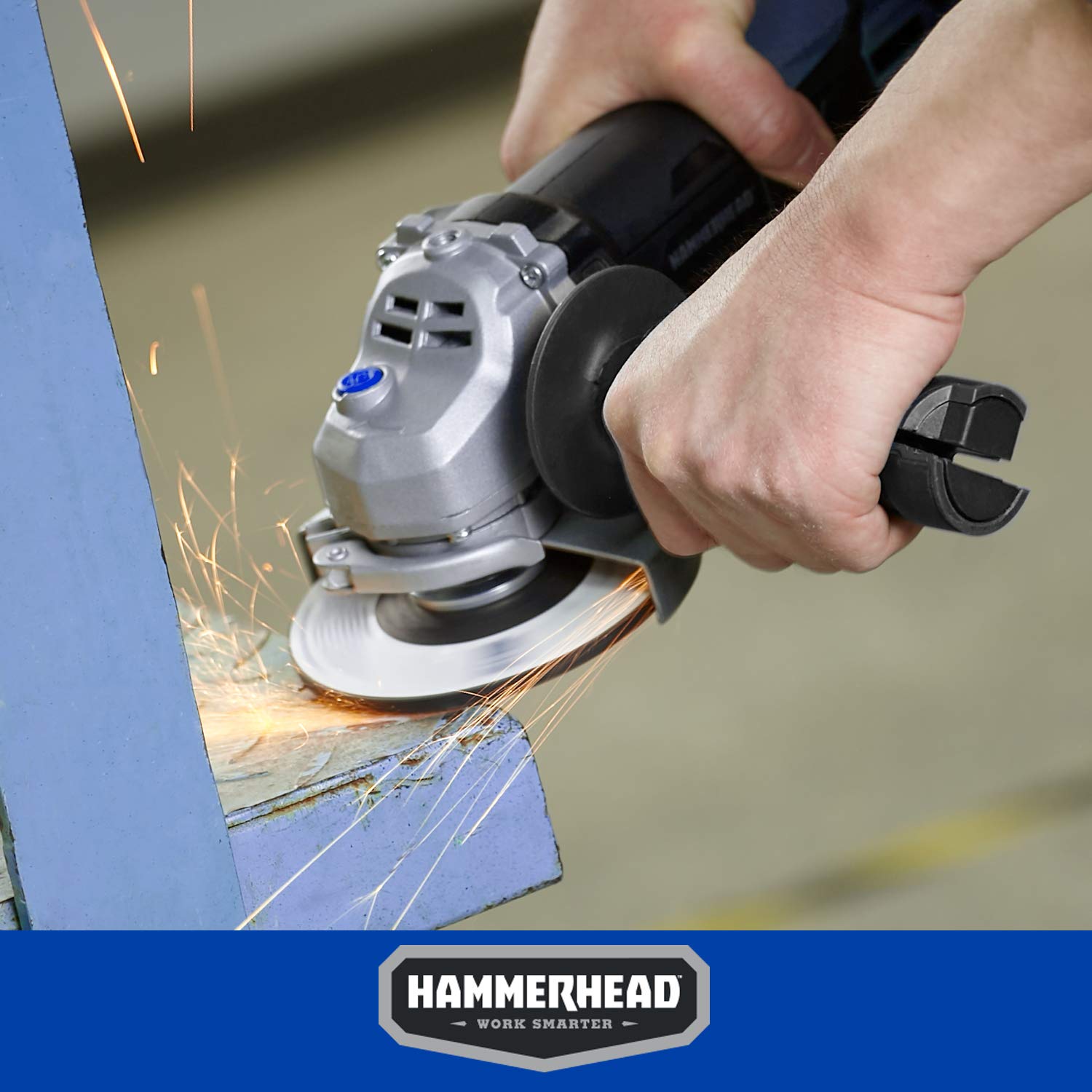 Hammerhead HAAG060 grinder with 3-position side handle