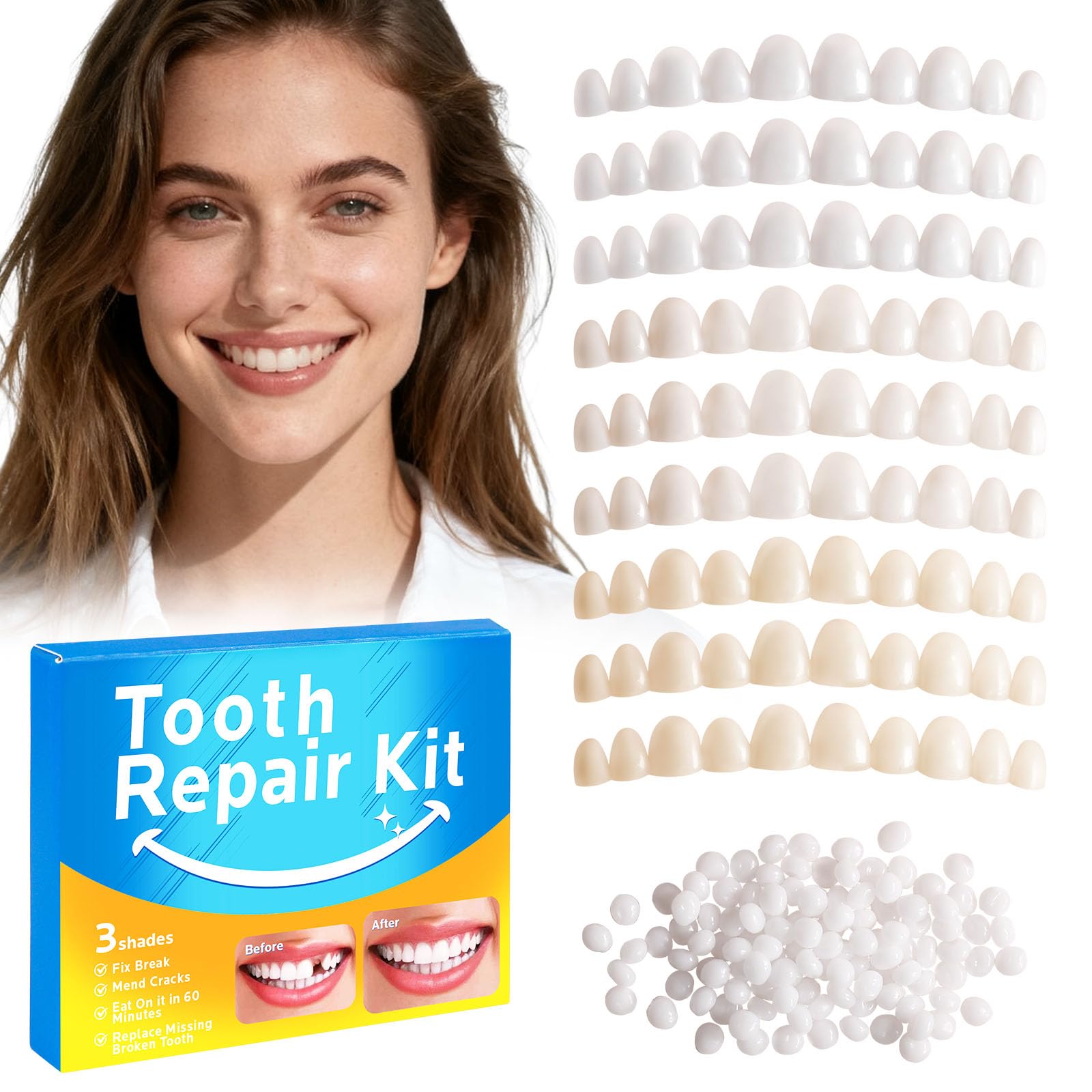 Tooth Repair Kit product image showing packaging