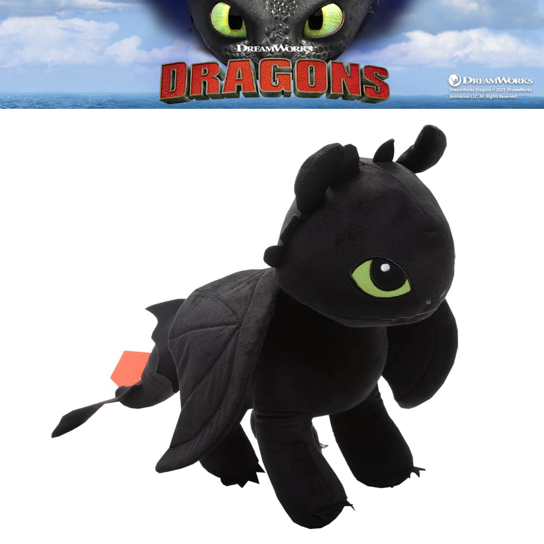Toothless dragon pillow Franco 24x13x7 inches display