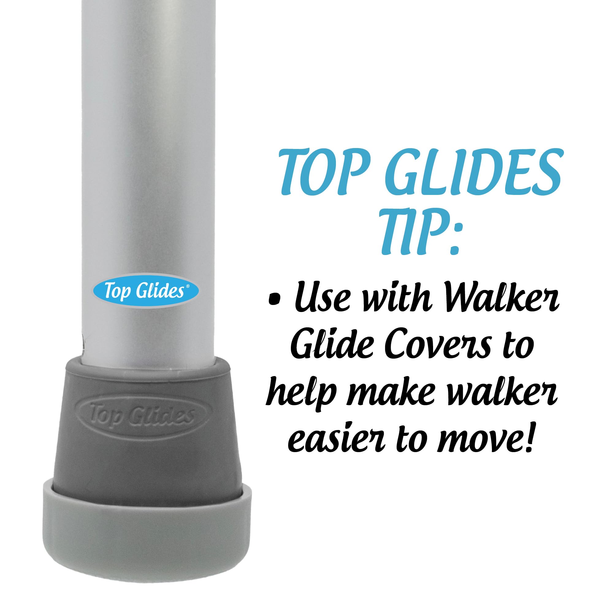 Compatible with Top Glides walker glides covers