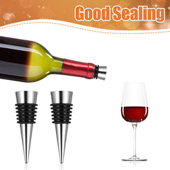 top hole diameter 8 mm wine bottle stopper design