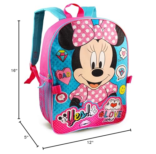 Officially licensed Disney Minnie Mouse school supplies bundle for kids