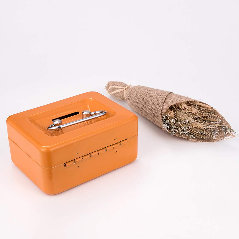 Gift-ready compact cash box suitable for desks
