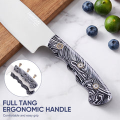 5 inch utility knife from Topfeel set