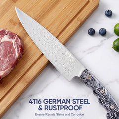 8 inch meat cleaver knife from Topfeel set