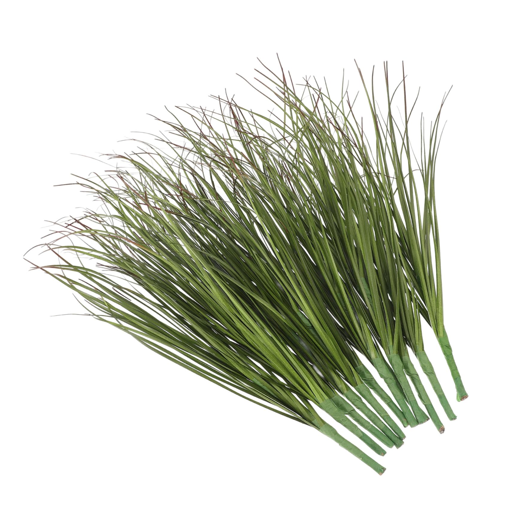 TOPPERFUN 12Pcs artificial grass for indoor decor in pot