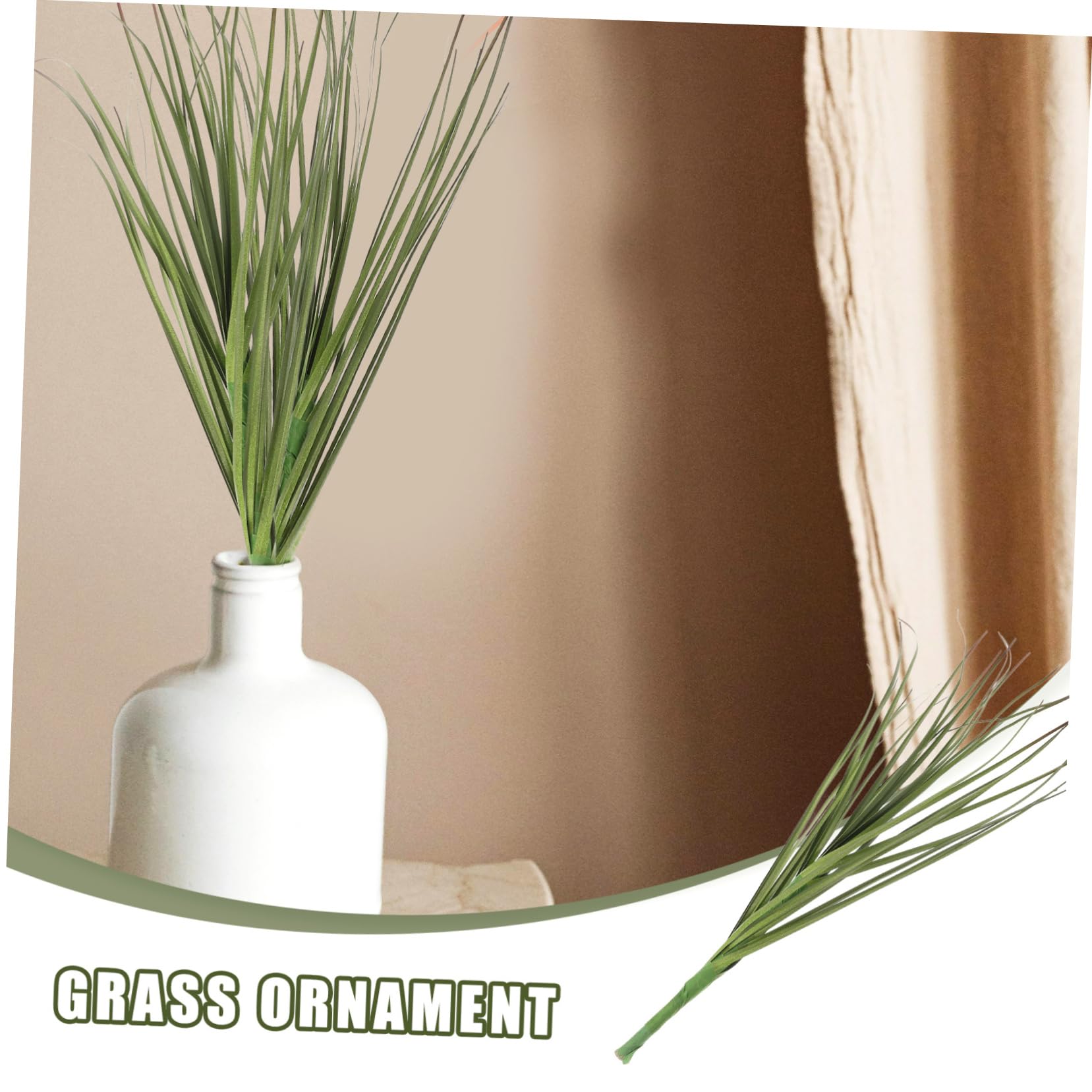 Topperfun faux grass for table centerpiece