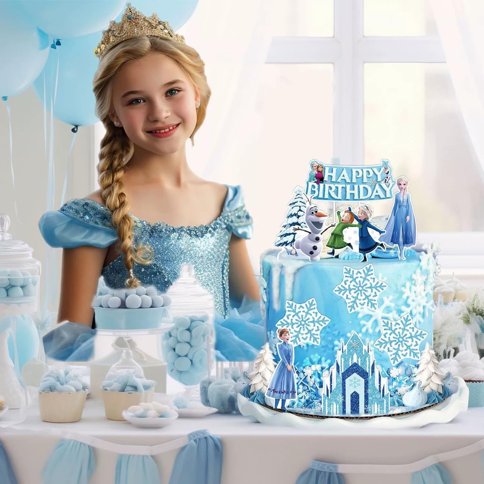 Eco friendly thick cardstock toppers for frosting