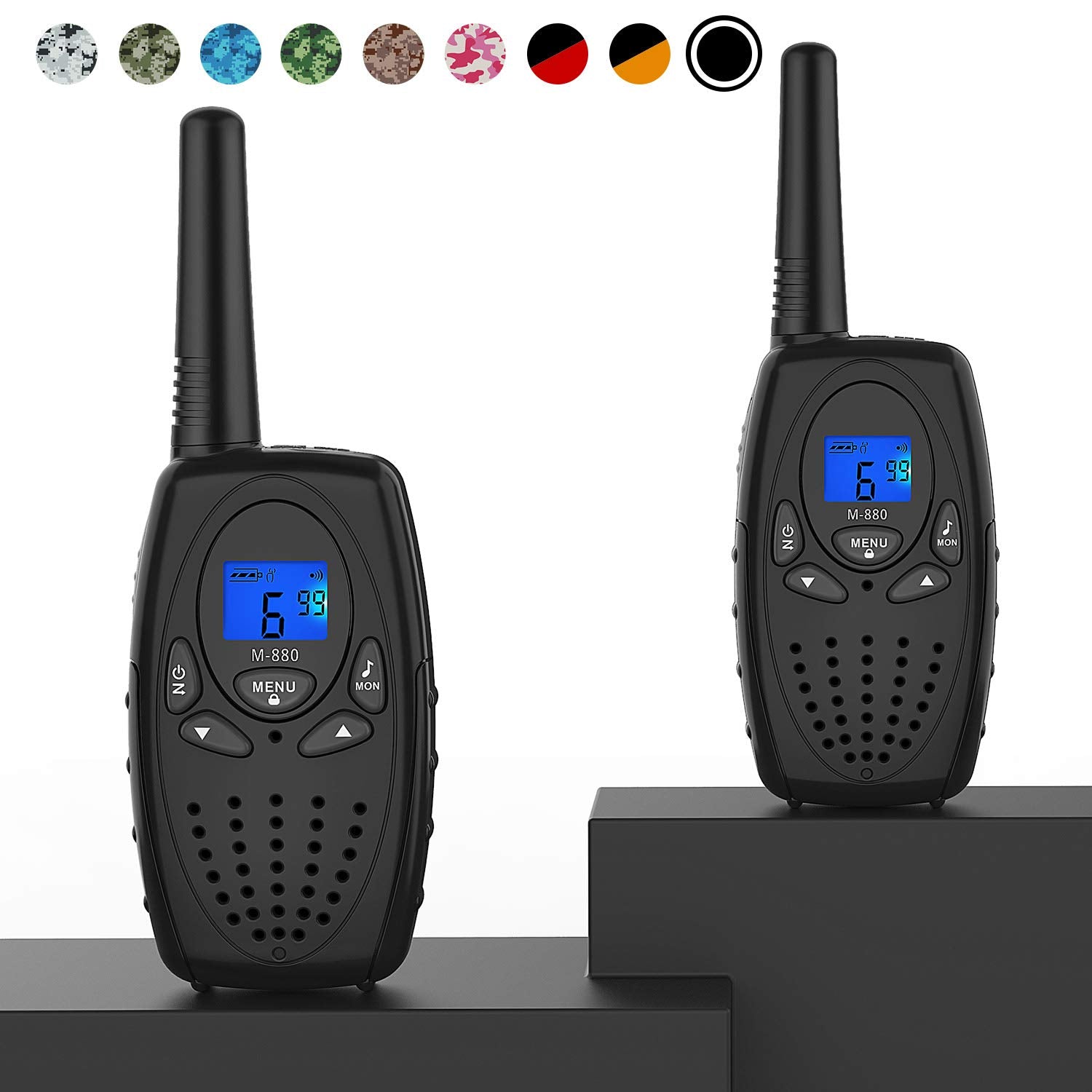 Topsung M880 walkie talkie front view