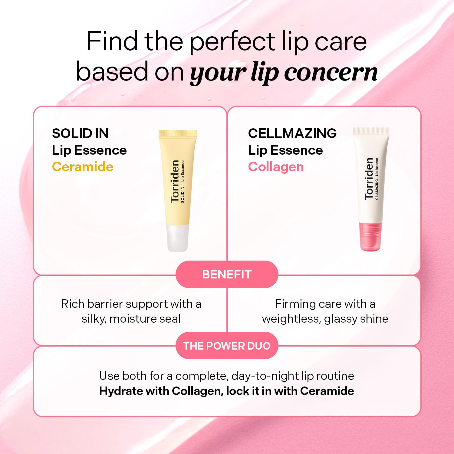 Vegan and sustainable Torriden lip care emblem