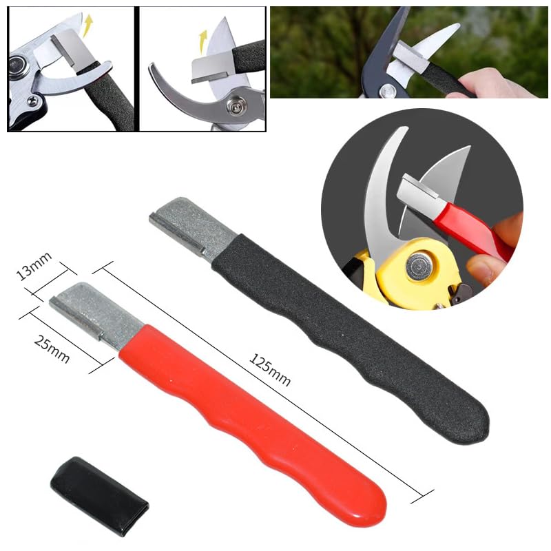 Alloy steel knife sharpener with non-slip handle