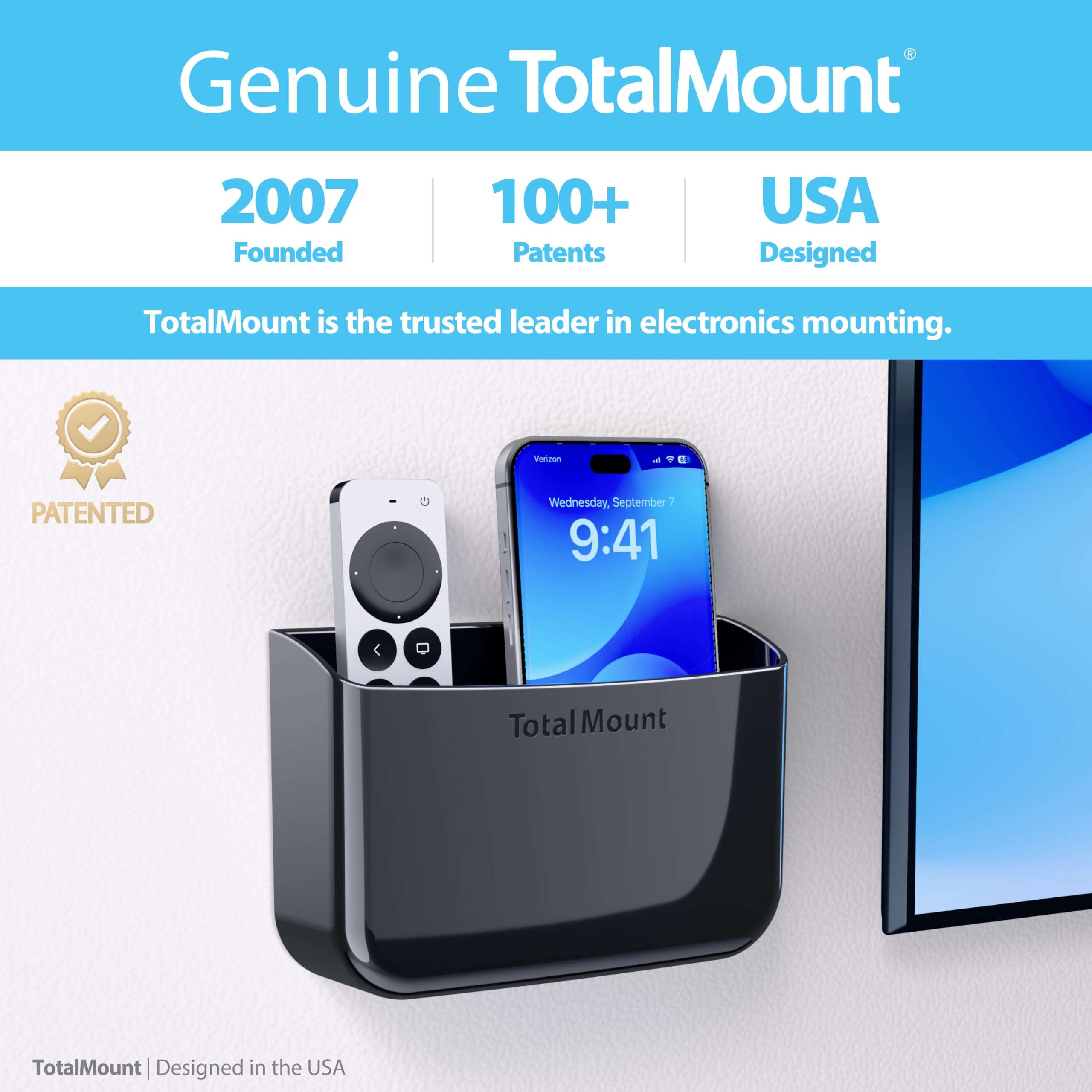 One pack remote holder packaging with branding