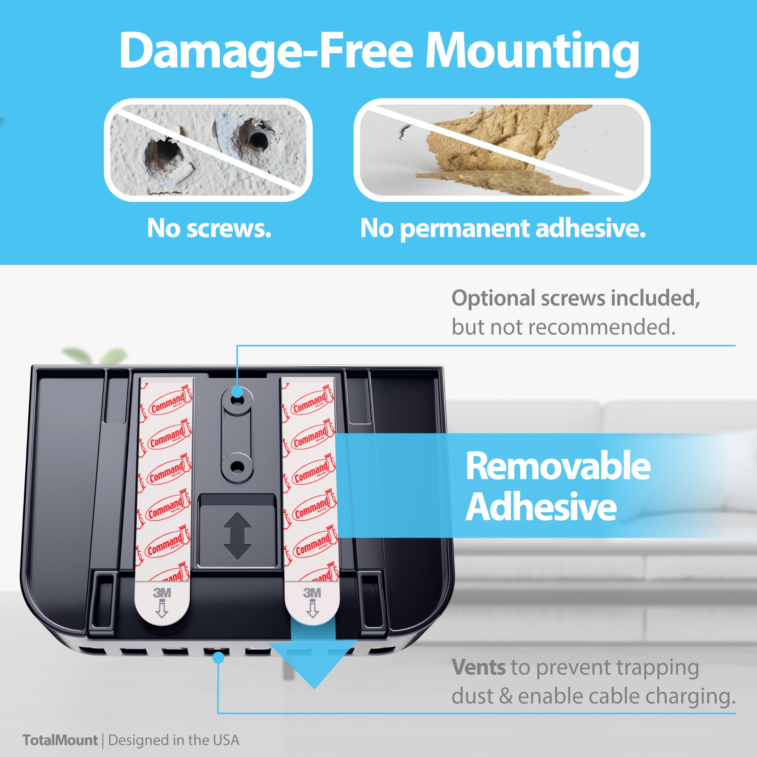 TotalMount remote holder black color product image
